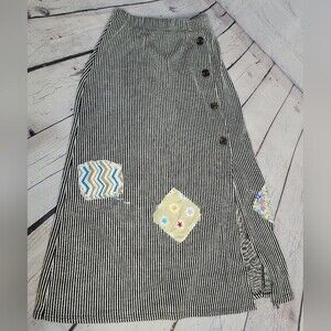 Caution to the Wind Patchwork Maxi Skirt NO size tag but I would say a small
